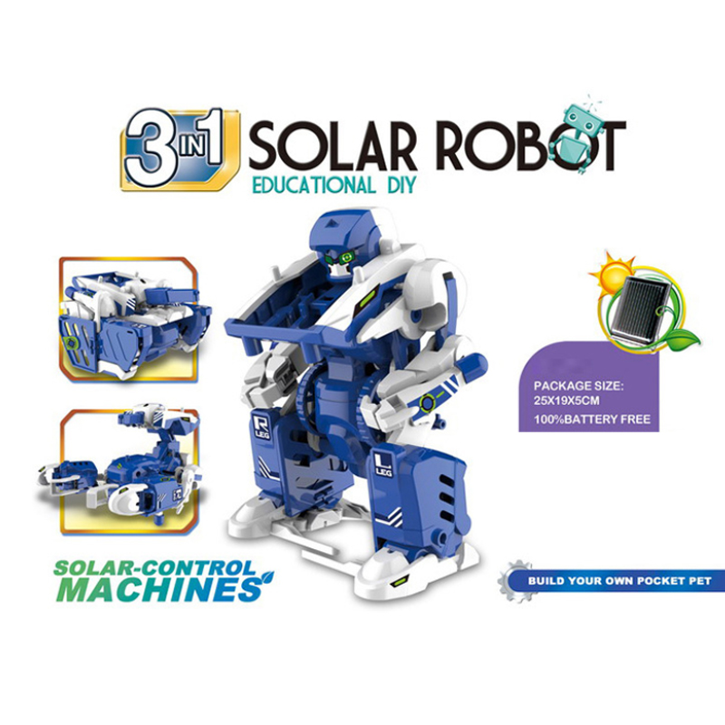 Science Robot - Robot Kit 3 in 1Educational DIY