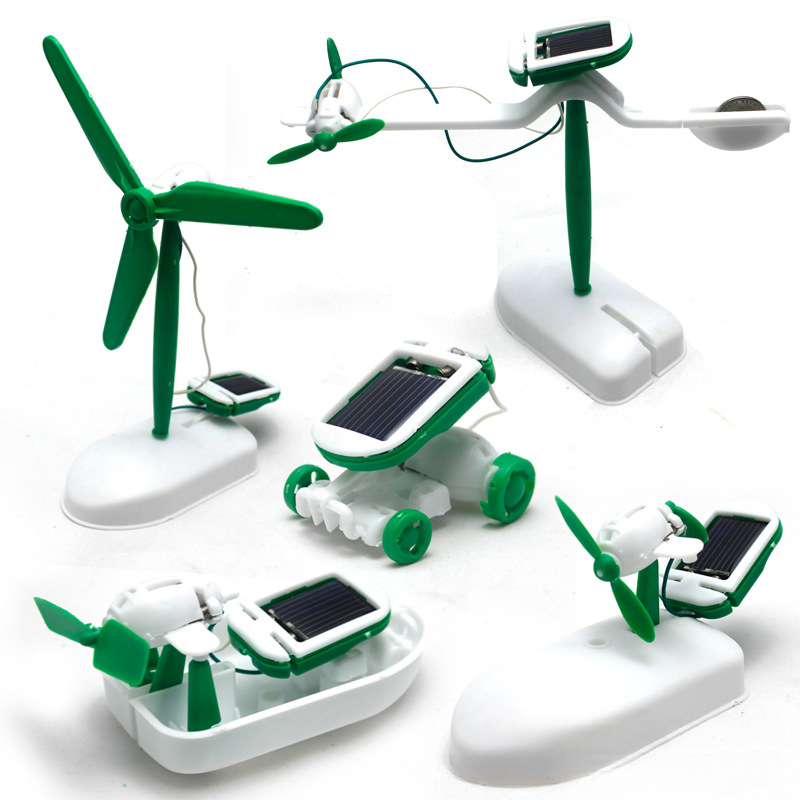 6-In-1 Solar-Power Robot Kit A - Science Robot recension och pris