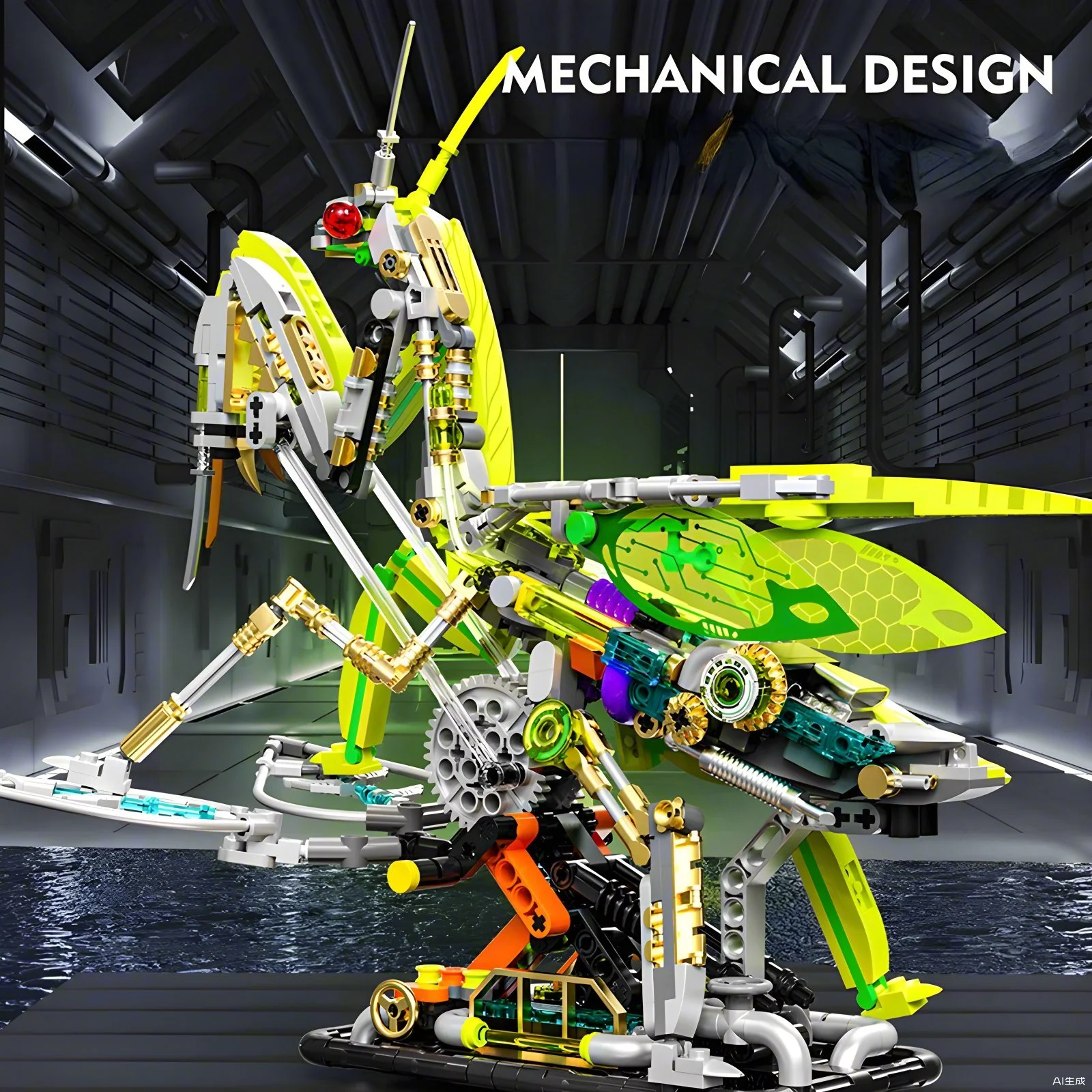 DIY Mantis building blocks sem - Science Toys Diy recension och pris
