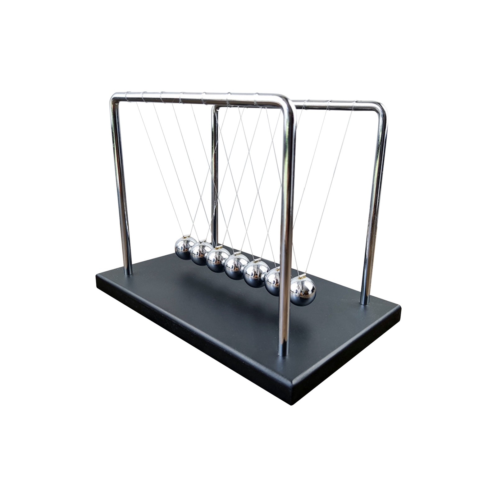 7 Balls Mechanic Curve Newton  - Newton Cradle Large recension och pris
