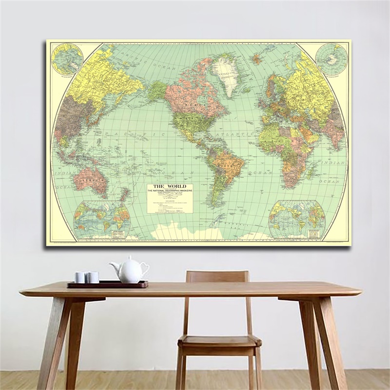 National Geographic - World Ma - Star Map Poster recension och pris