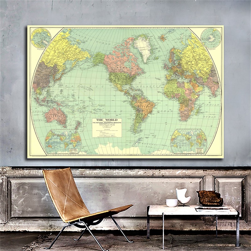 National Geographic - World Ma - Star Map Poster recension och pris