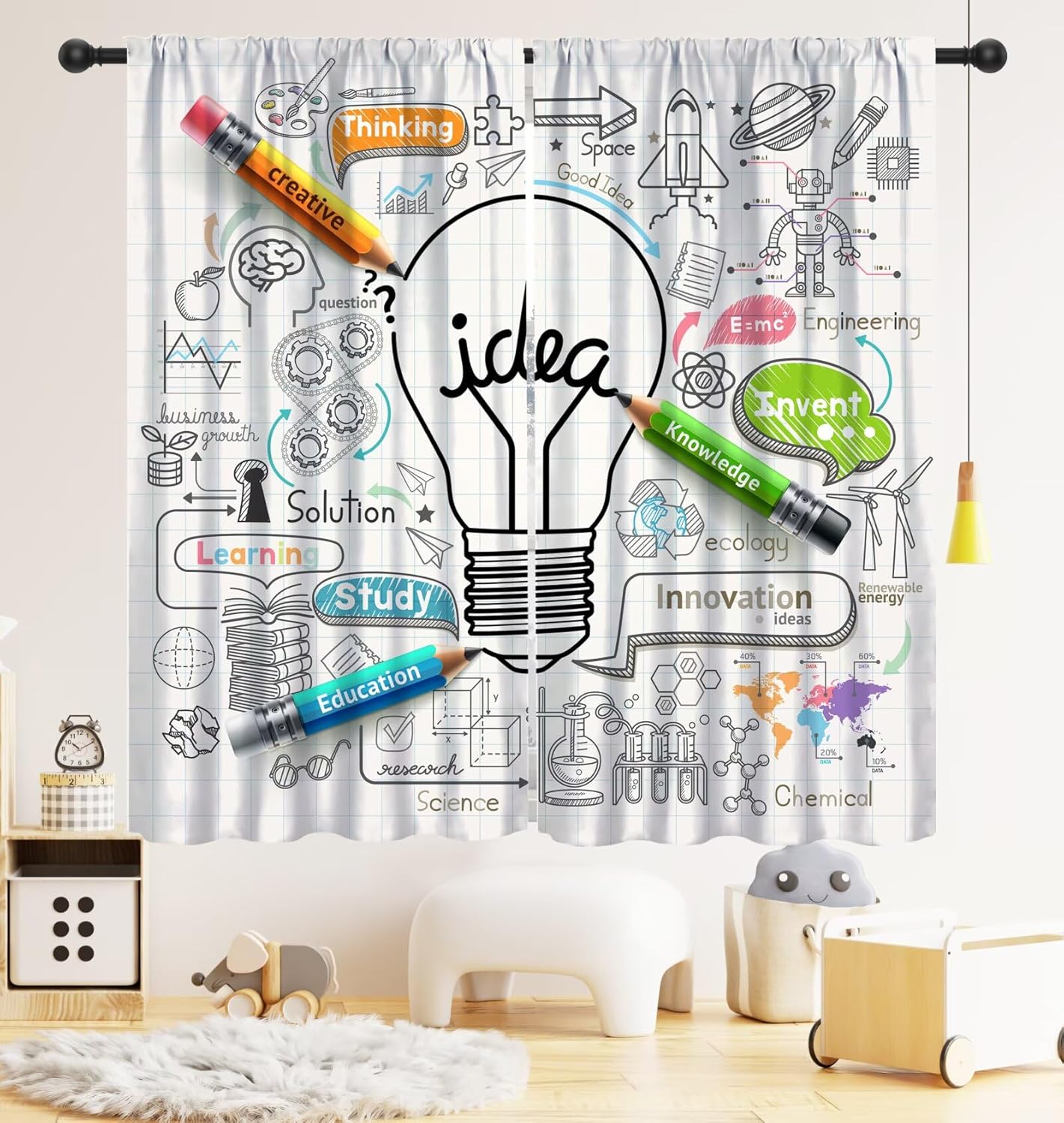 Cartoon Science Educational Bl - Science Nursery recension och pris