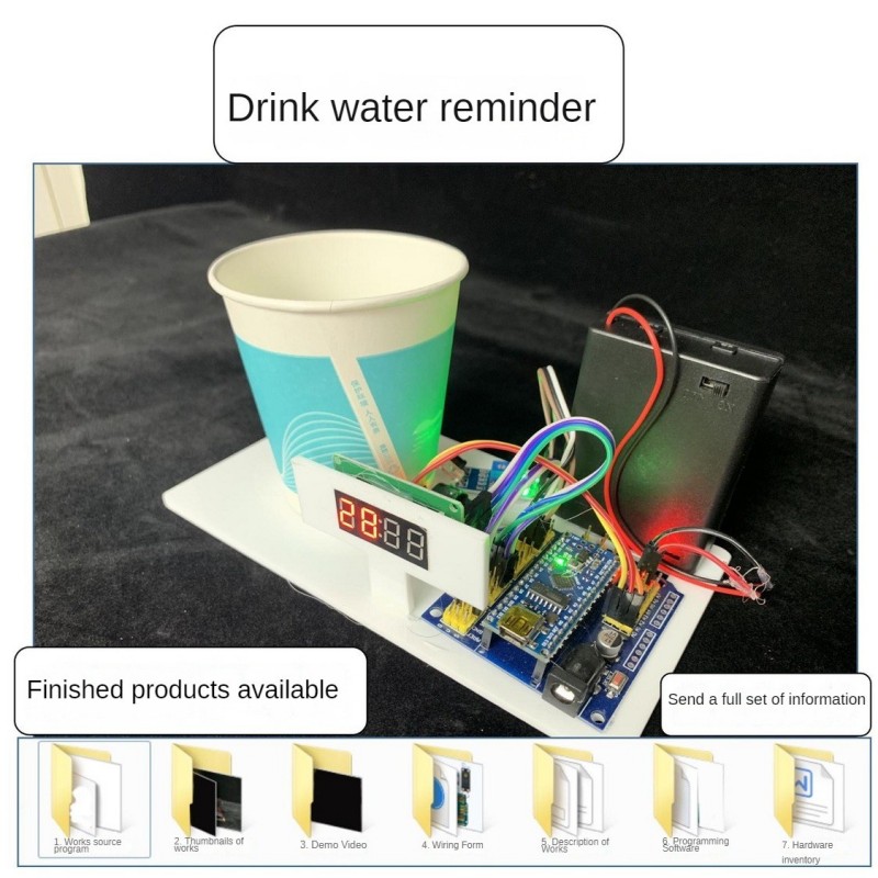 Drink Water Reminder Robot Han - Science Robot recension och pris
