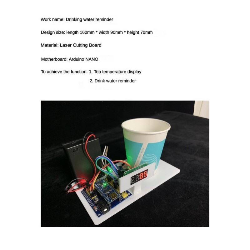 Drink Water Reminder Robot Han - Science Robot recension och pris