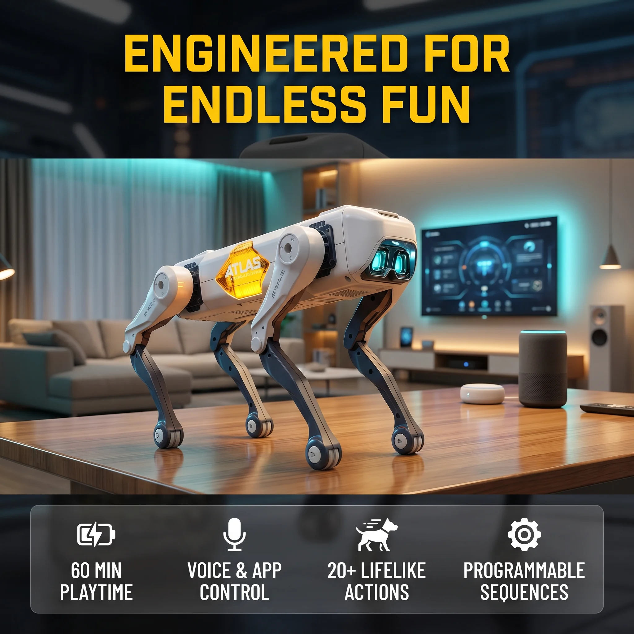 AI Smart Robot Dog, Voice & AP - Science Robot recension och pris