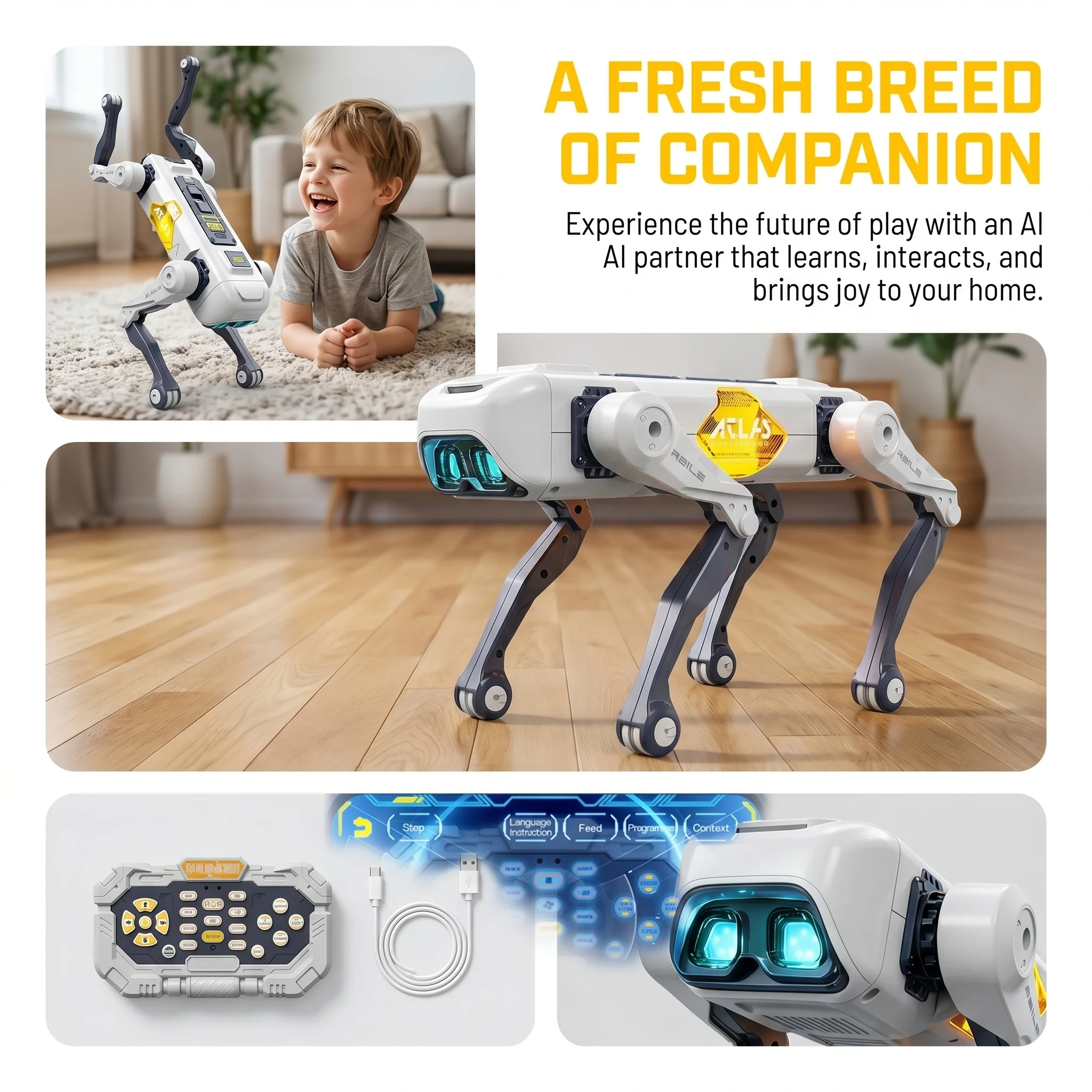 AI Smart Robot Dog, Voice & AP - Science Robot recension och pris