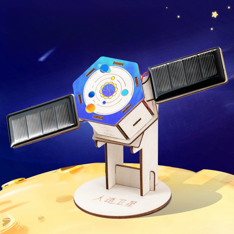 DIY Solar Satellite Artificial - Science Toys Diy recension och pris