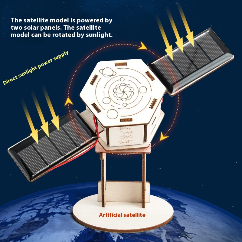 DIY Solar Satellite Artificial - Science Toys Diy recension och pris