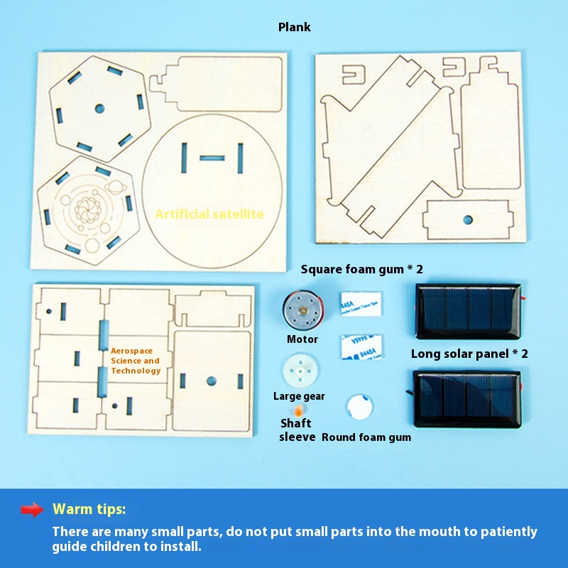 DIY Solar Satellite Artificial - Science Toys Diy recension och pris