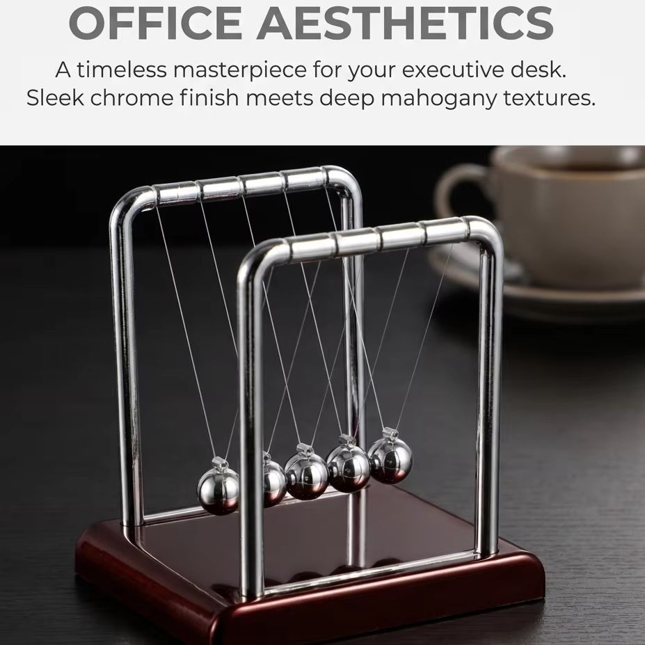 Newton Cradle Balance Pendulum - Newton Cradle Large recension och pris