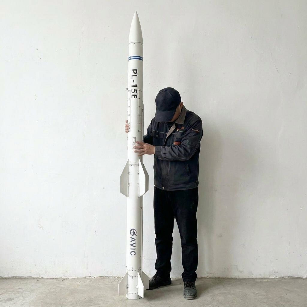 3D Printed Chinese PL-15E Air- - Science Exhibition Models recension och pris