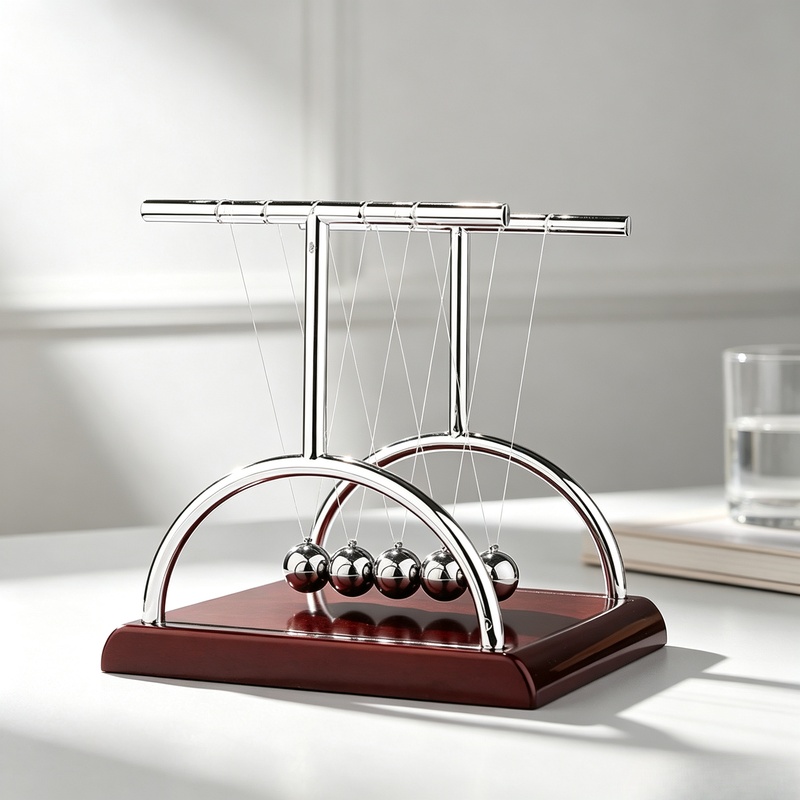 Newton Cradle Balance Steel Ba - Newton Cradle Large recension och pris