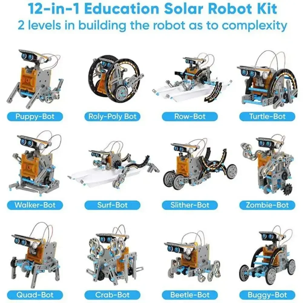 13 in 1 Solar Powered Robot Sc - Science Robot recension och pris
